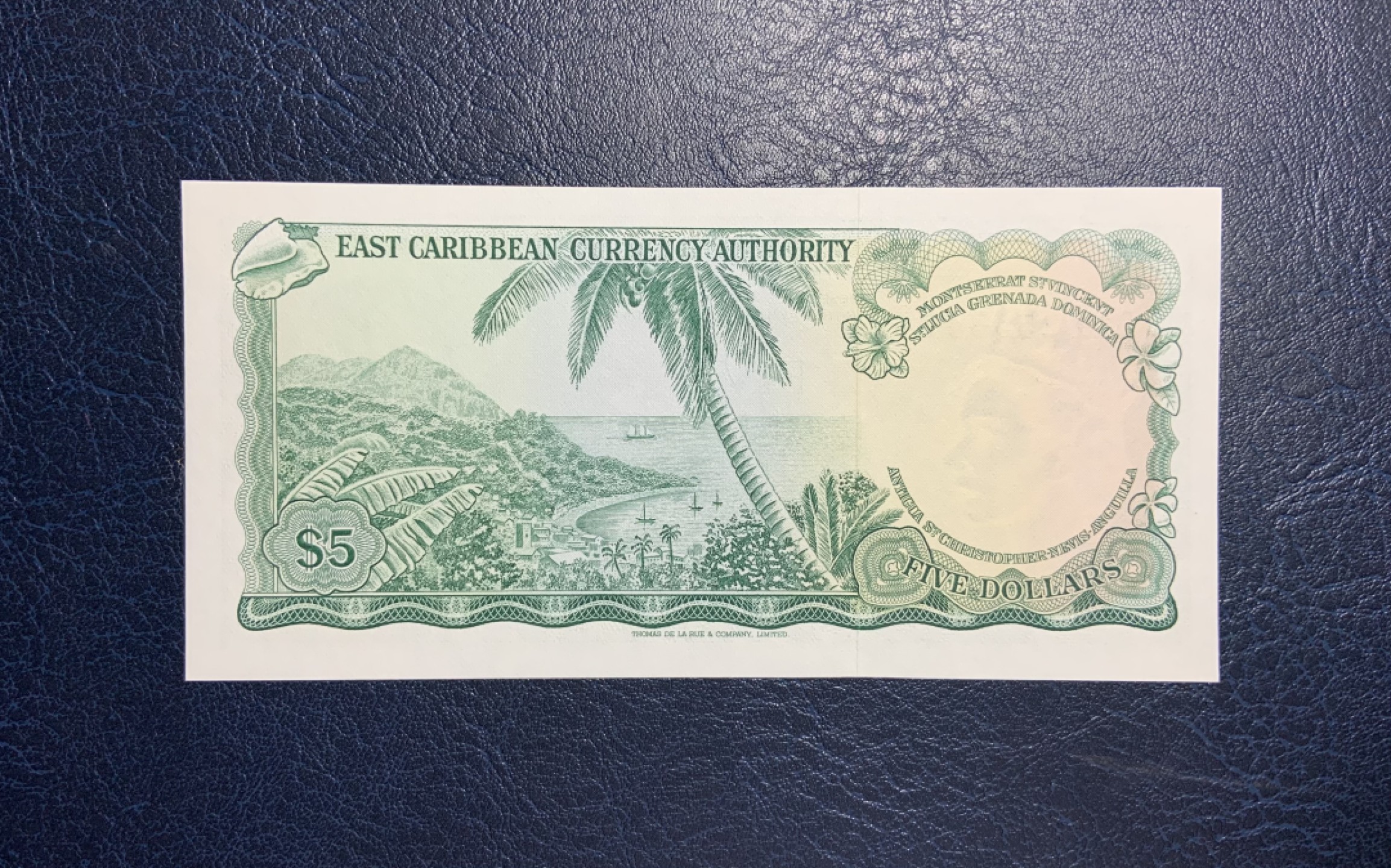 收藏联盟Quantum Auction 第195期拍卖(已更新) 东加勒比1965年5元 品相全新UNC