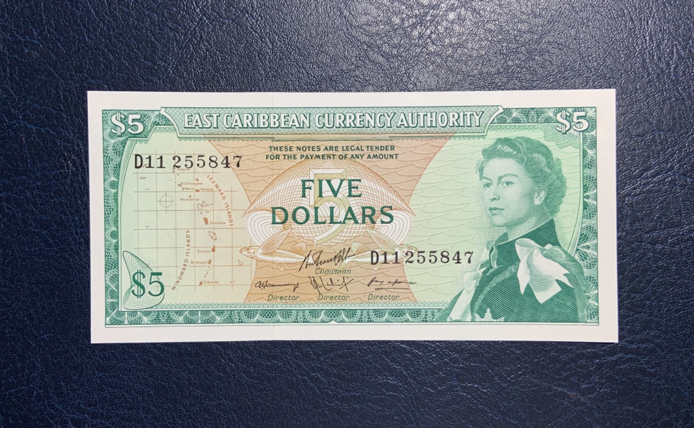 收藏联盟Quantum Auction 第195期拍卖(已更新) 东加勒比1965年5元 品相全新UNC