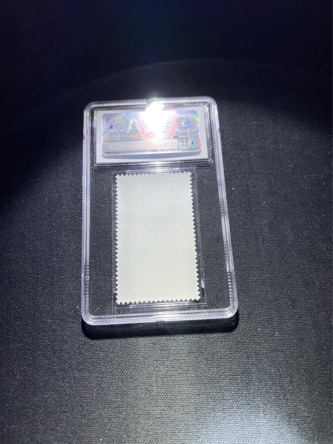 洪涛臻品 精选邮票限时拍卖第四十二期 文18  卧雪43分  ASG90分OG  面艳背白，壳子完好无划痕，版撕绝中绝送评，104最严格时期出分，状态一流，注意捡漏