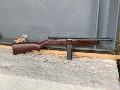 零元拍：H&G 1/6 M50模型，枪托木质部分有瑕疵有个小坑，已经单独拍照。介意勿拍 - 零元拍：H&G 1/6 M50模型，枪托木质部分有瑕疵有个小坑，已经单独拍照。介意勿拍