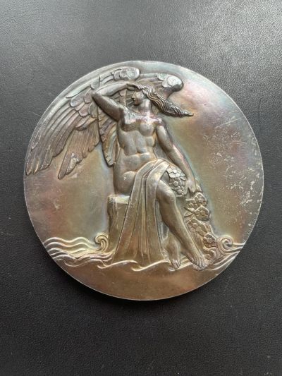 欧洲章牌–拍卖第8场 - E.Blin～法国黎明女神装饰风格大银章