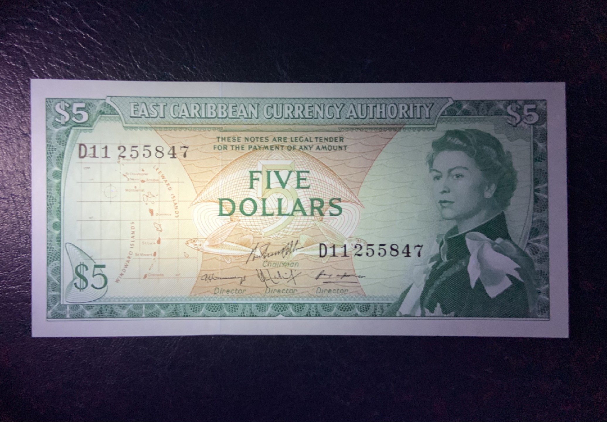 收藏联盟Quantum Auction 第195期拍卖(已更新) 东加勒比1965年5元 品相全新UNC