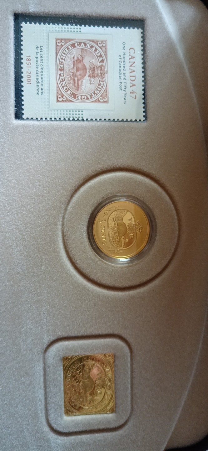 收藏联盟Quantum Auction 第196期拍卖 硬币精制币主打专场 纪念加拿大发行邮票150周年邮票和纪念币 纪念币为银镀金