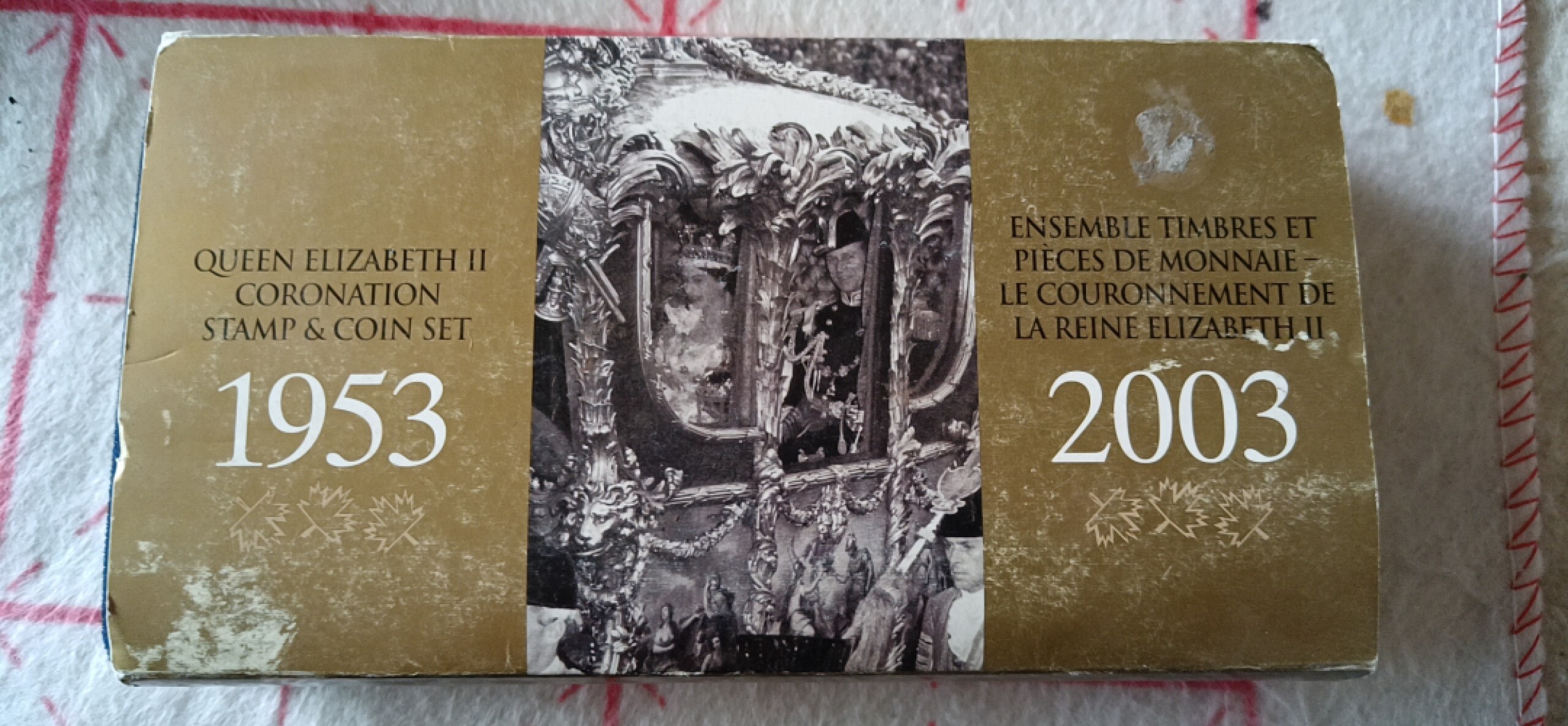 收藏联盟Quantum Auction 第196期拍卖 硬币精制币主打专场 2003年加拿大英女王金婚 纪念币套装