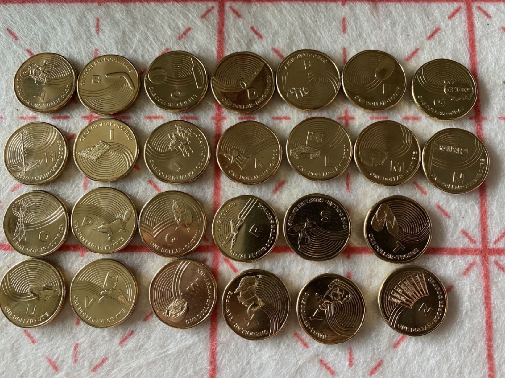 收藏联盟Quantum Auction 第196期拍卖 硬币精制币主打专场 澳大利亚字母币 26枚 精美礼盒包装 寓教于乐 孩子收藏英语学习启蒙礼物