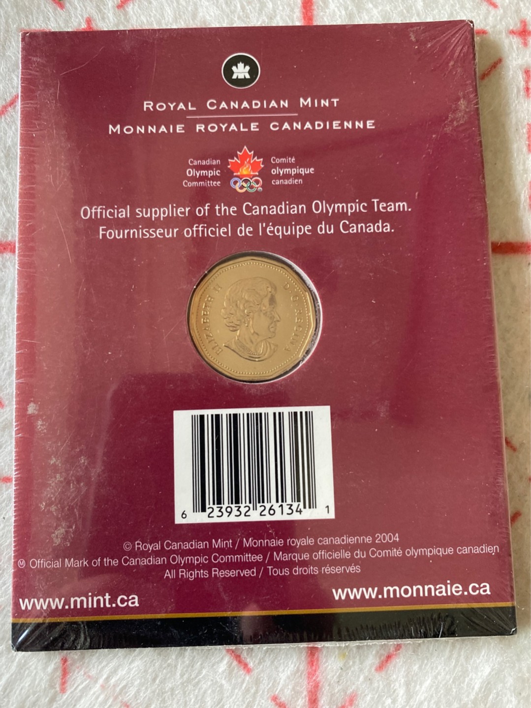 收藏联盟Quantum Auction 第196期拍卖 硬币精制币主打专场 2004年加拿大 冬奥会Lucky Loonie纪念币