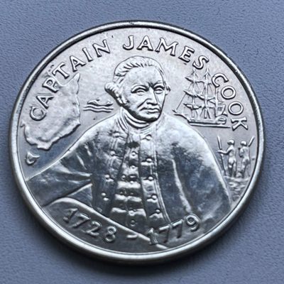 零佣金，「铜匠收藏」散币老铜币专场 第十一场拍卖，期待您的参与 - 1988年 库克船长发现澳大利亚200周年纪念章一枚 镍 直径：27.2mm