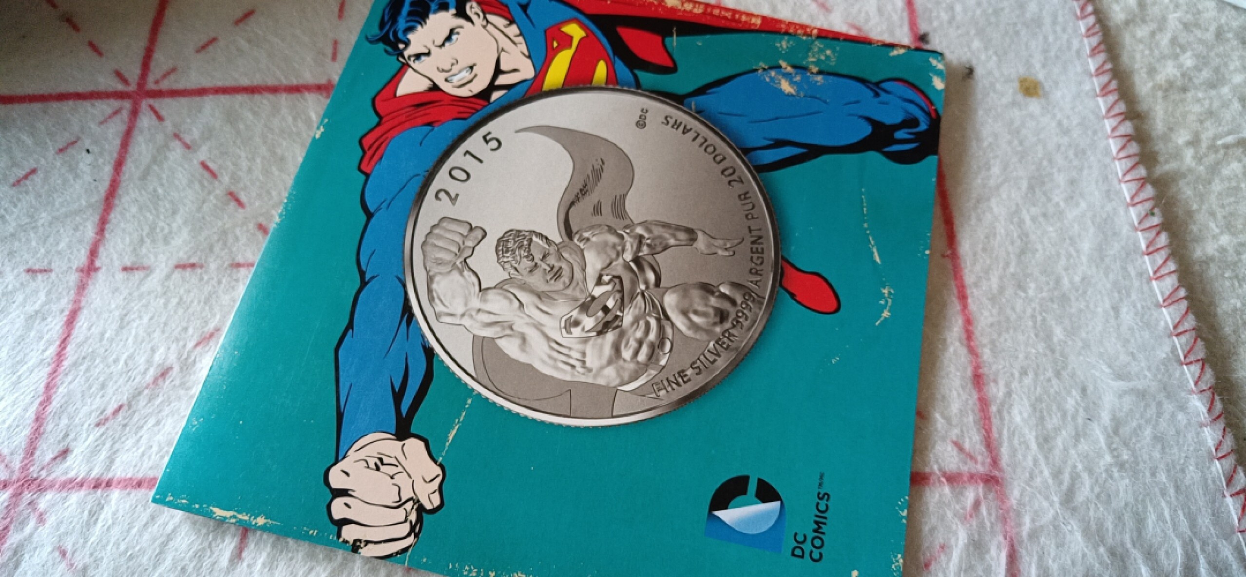 收藏联盟Quantum Auction 第196期拍卖 硬币精制币主打专场 2015年加拿大 超人纪念币 9999纯银