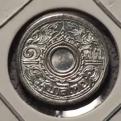 0起1加-纯粹捡漏拍-123场国庆散币加场 - 泰国1942年拉玛八世1铢锡币-稀少原光