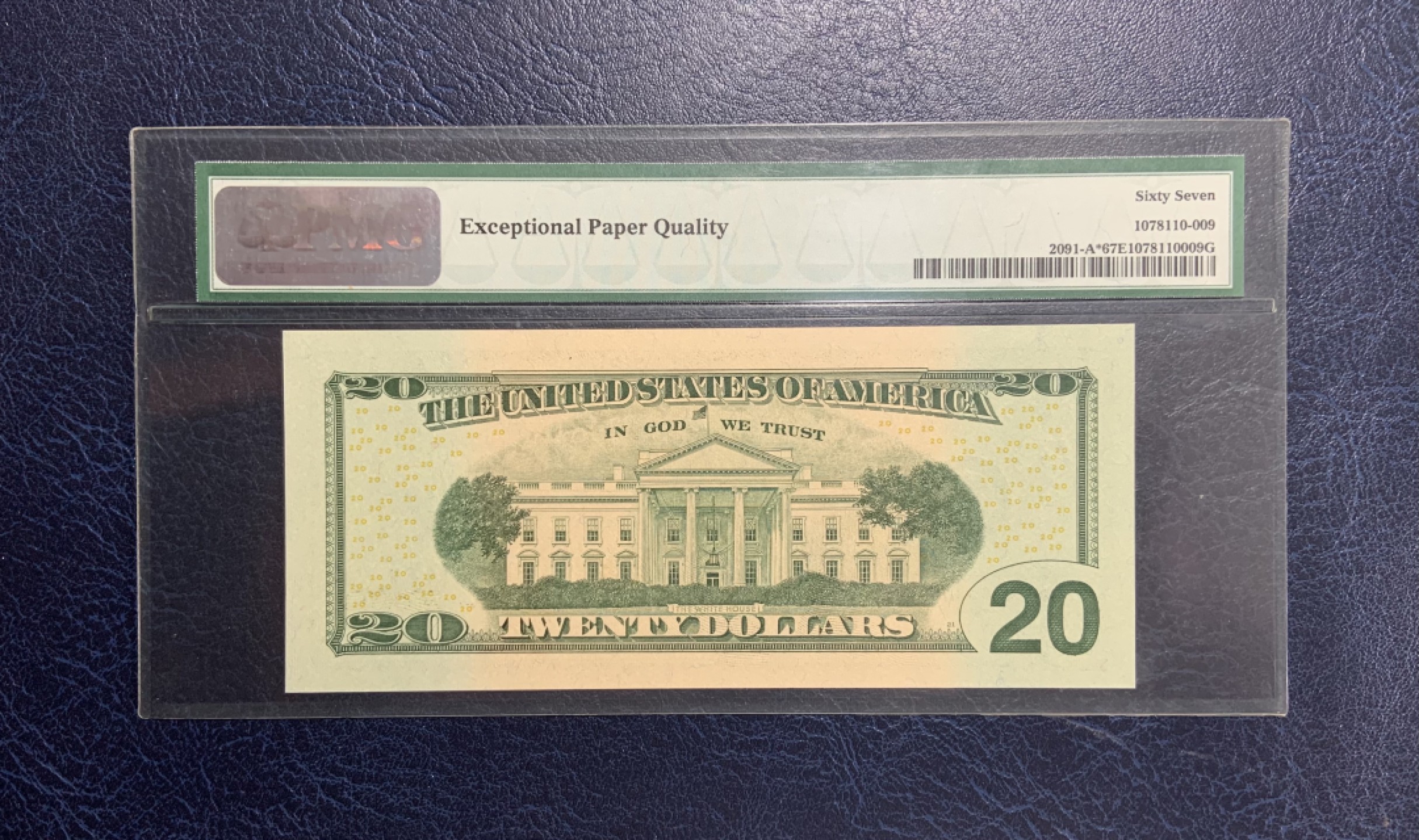 收藏联盟Quantum Auction 第195期拍卖(已更新) 美国2004年联邦储备券10元 PMG67 星补号 号码无47