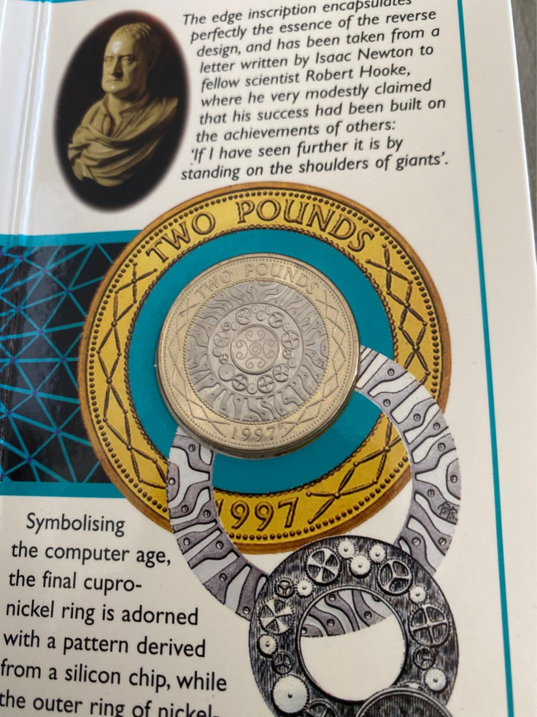 收藏联盟Quantum Auction 第196期拍卖 硬币精制币主打专场 1997年英国BU工业发展和技术纪念币 卡币装