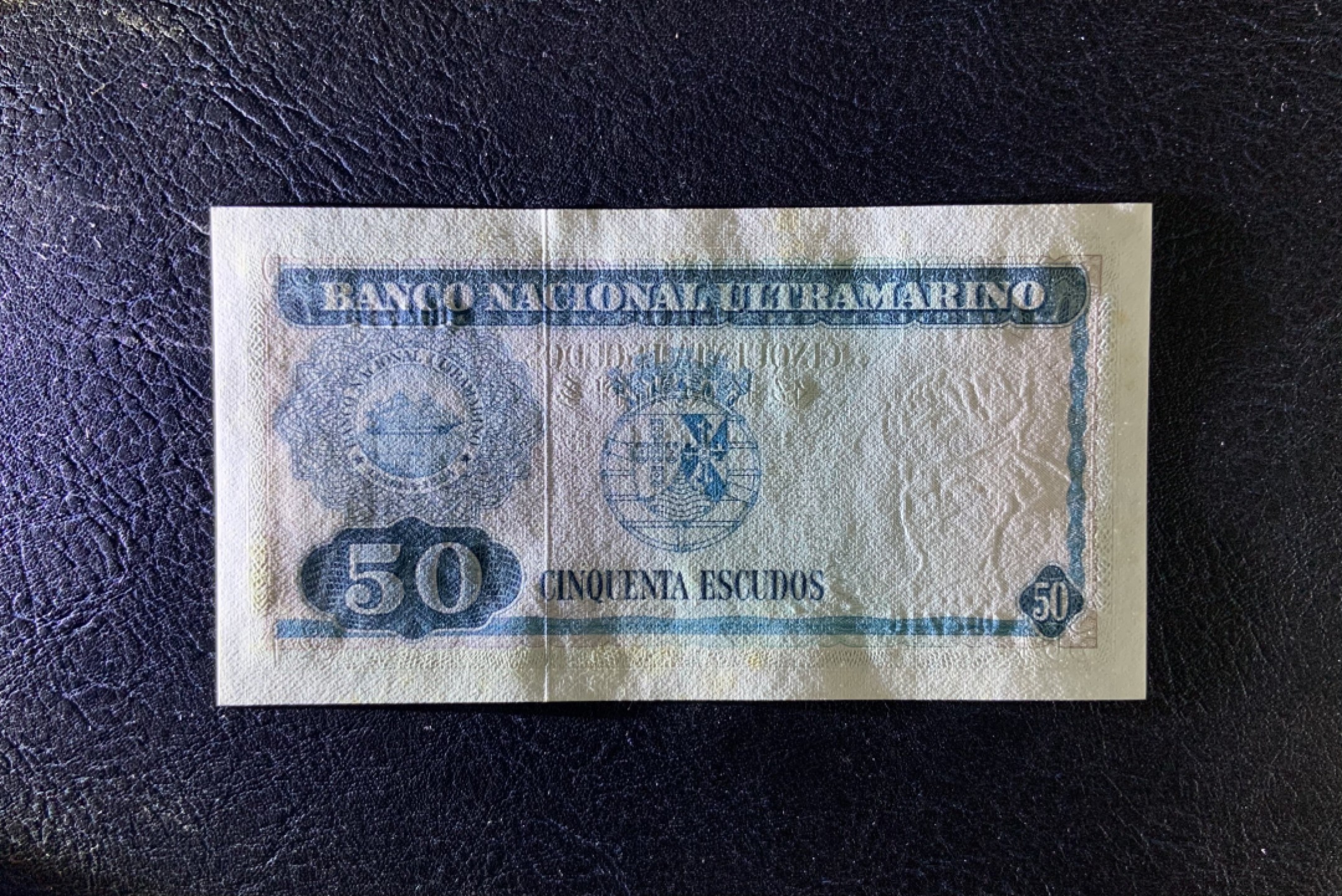 收藏联盟Quantum Auction 第195期拍卖(已更新) 东帝汶1967年50埃斯库多 品相UNC- 票面有黄