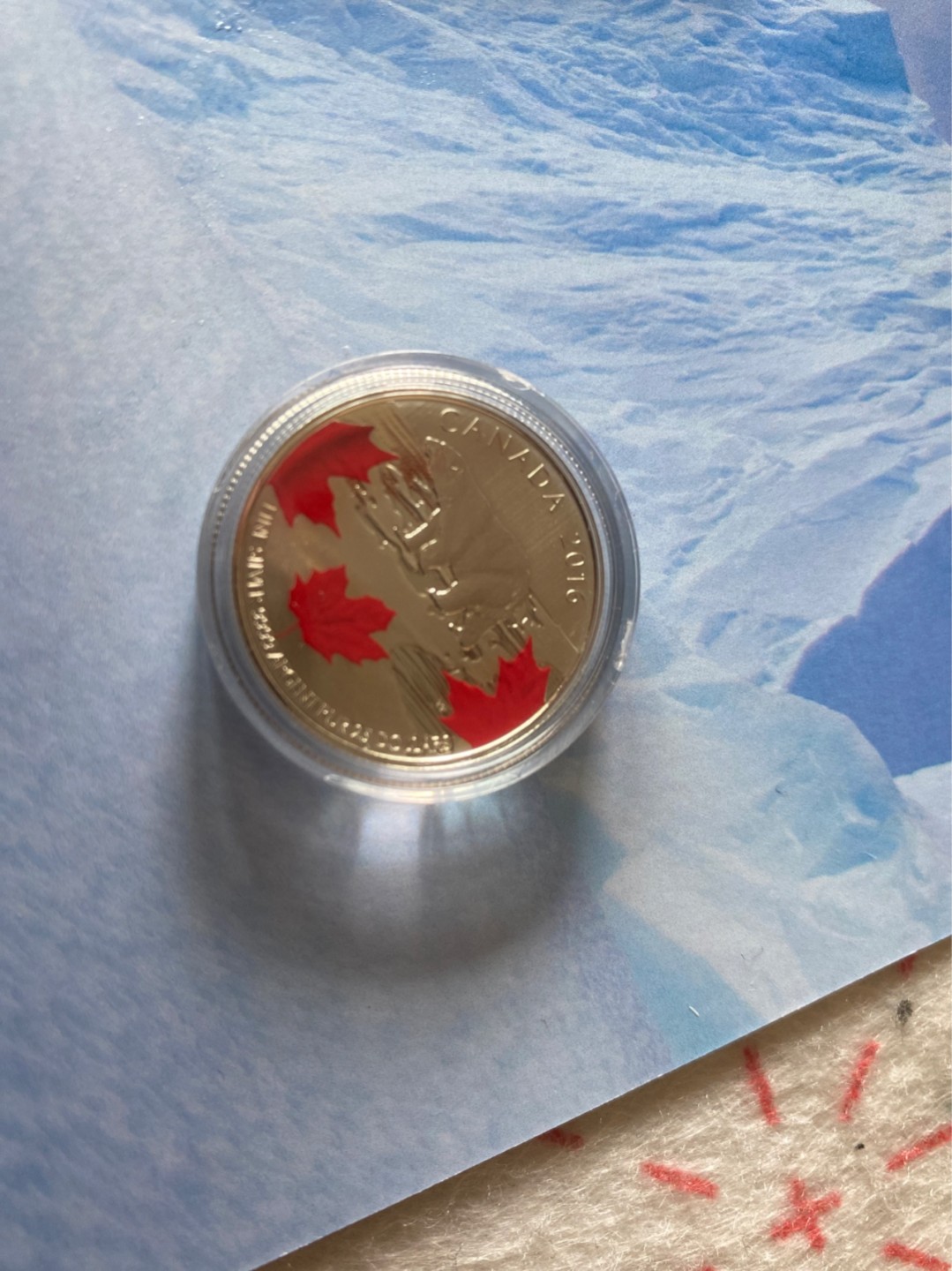 收藏联盟Quantum Auction 第196期拍卖 硬币精制币主打专场 2016年加拿大北极熊彩色银币 0.9999高纯度银币