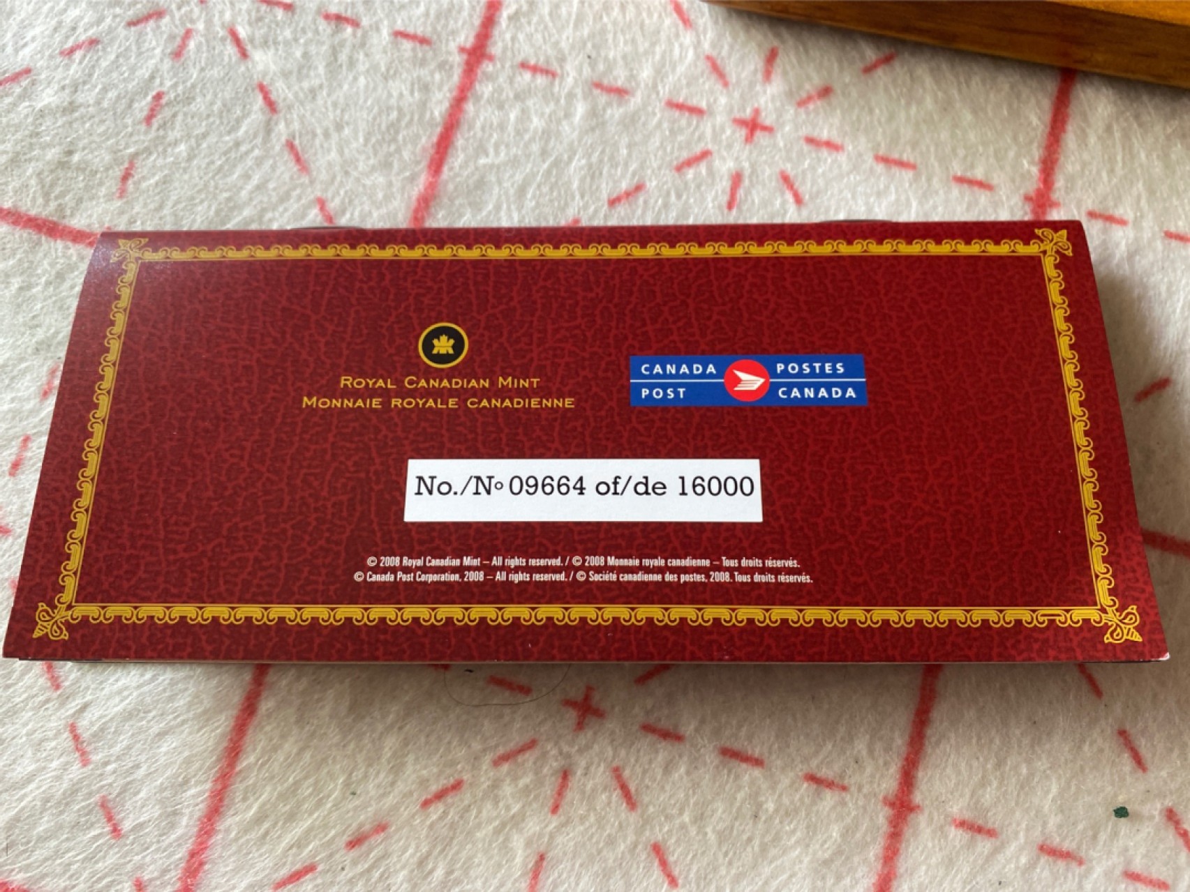 收藏联盟Quantum Auction 第196期拍卖 硬币精制币主打专场 2008年加拿大造币厂铸币百年纪念银币 精制币豪华木盒装帧附带纪念邮票