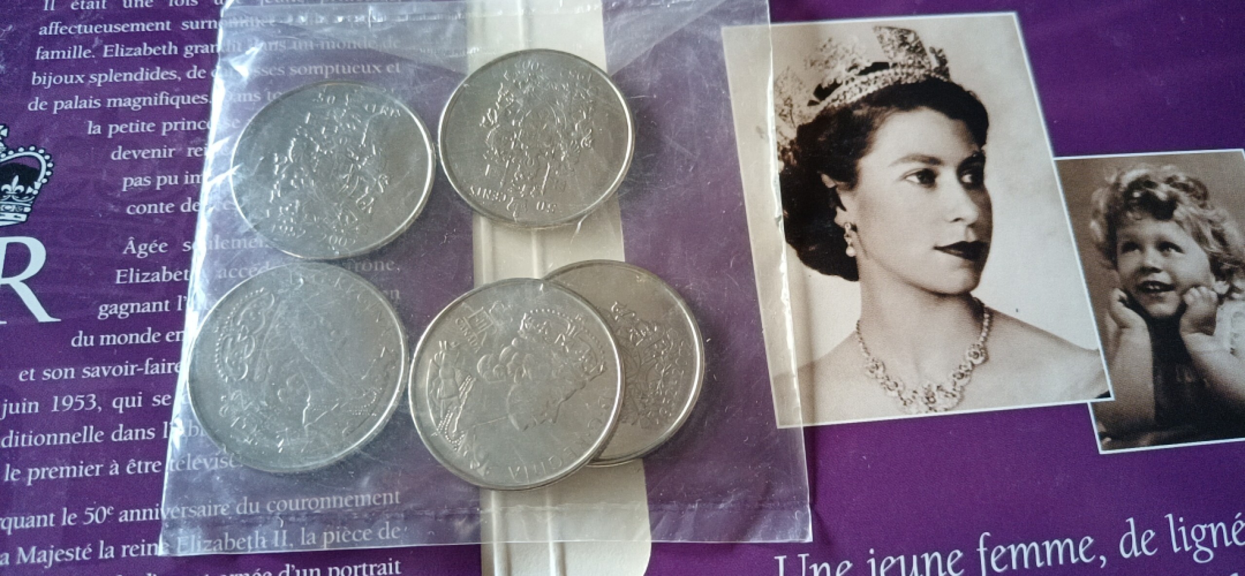 收藏联盟Quantum Auction 第196期拍卖 硬币精制币主打专场 加拿大五枚装祯 女王加冕金禧纪念币