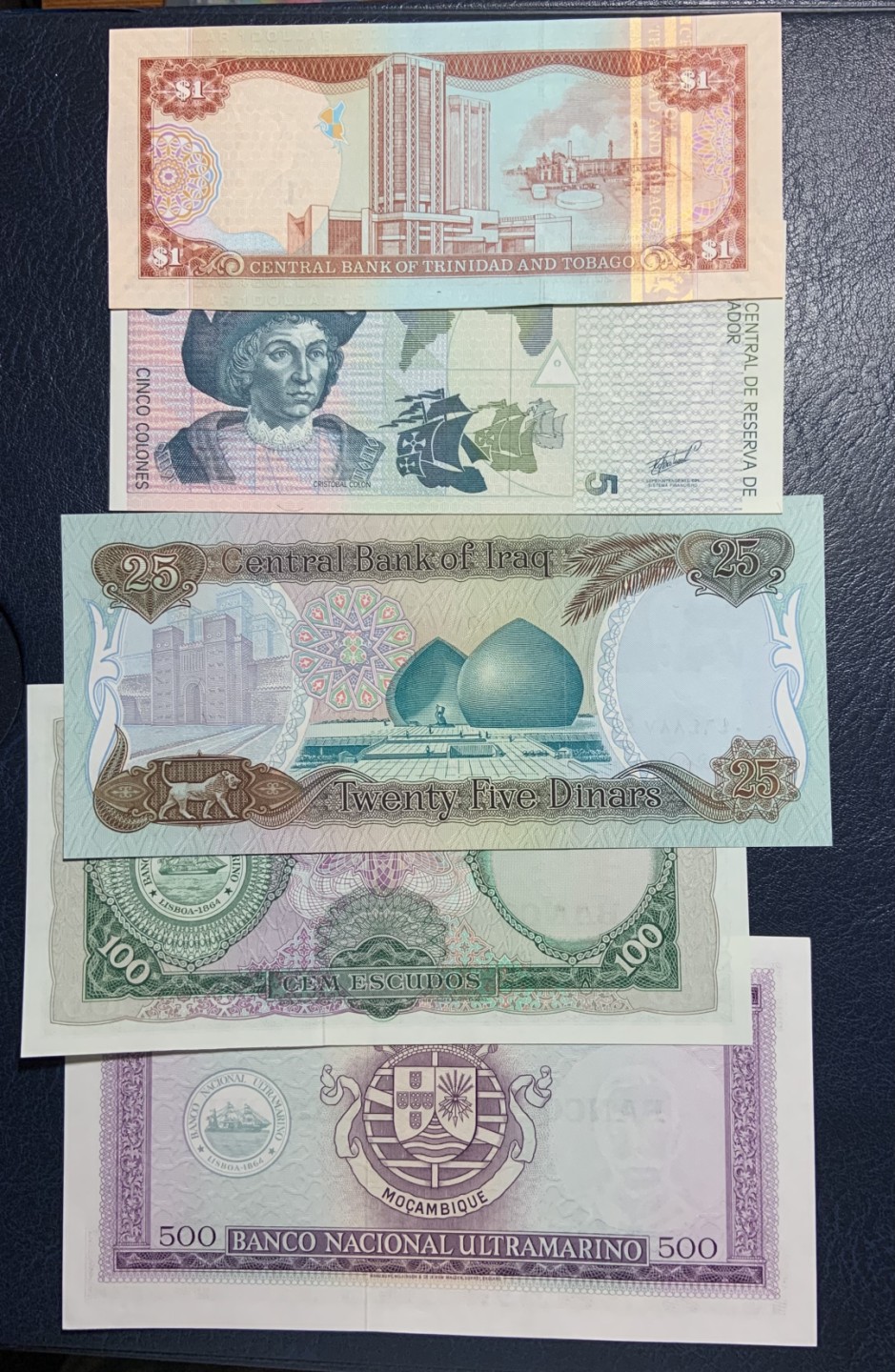 收藏联盟Quantum Auction 第195期拍卖(已更新) 世界各国小精品纸币13张 品相全新UNC