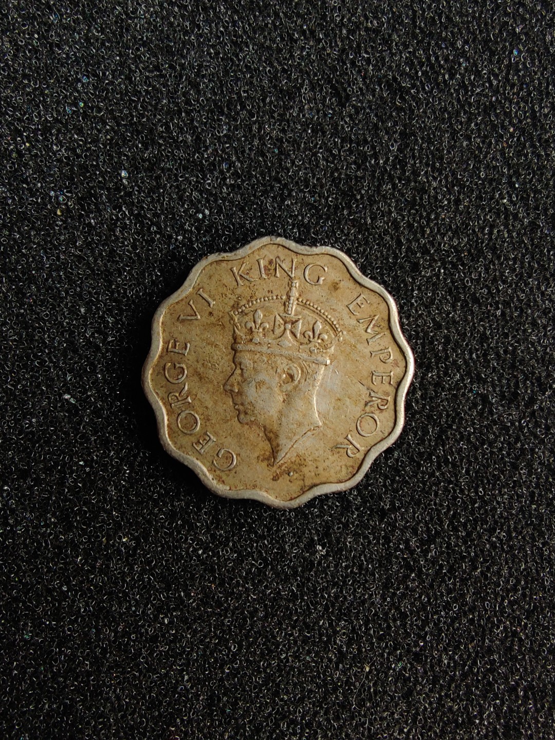 ♥一只鱼（世界钱币第二期） 英属印度1安娜