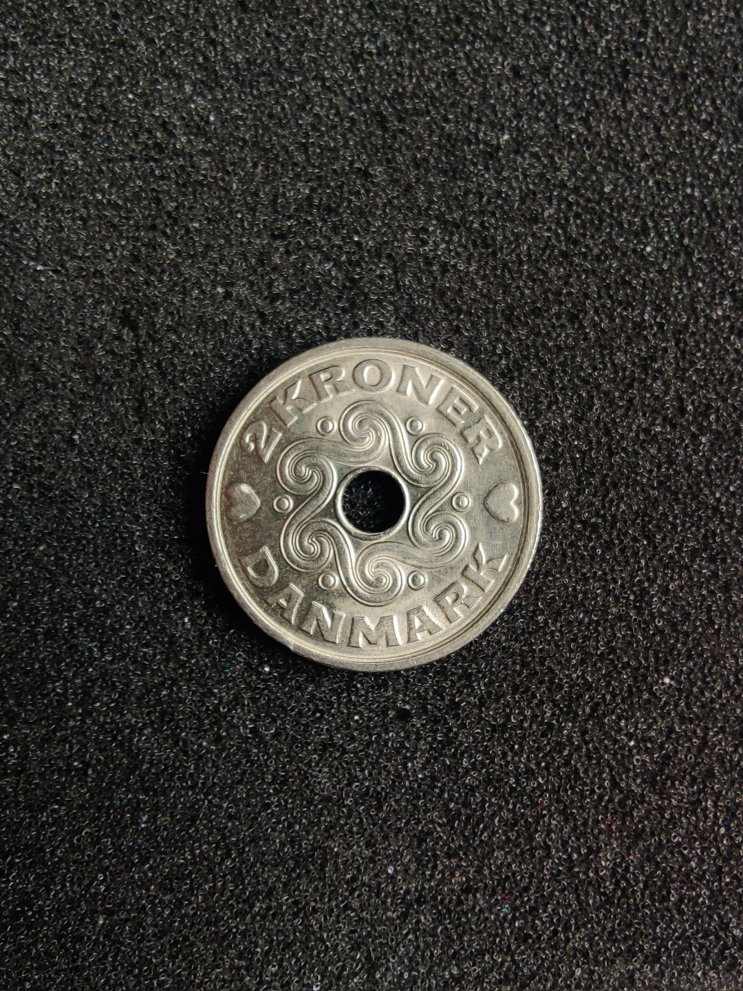 ♥一只鱼（世界钱币第二期） 丹麦2克朗