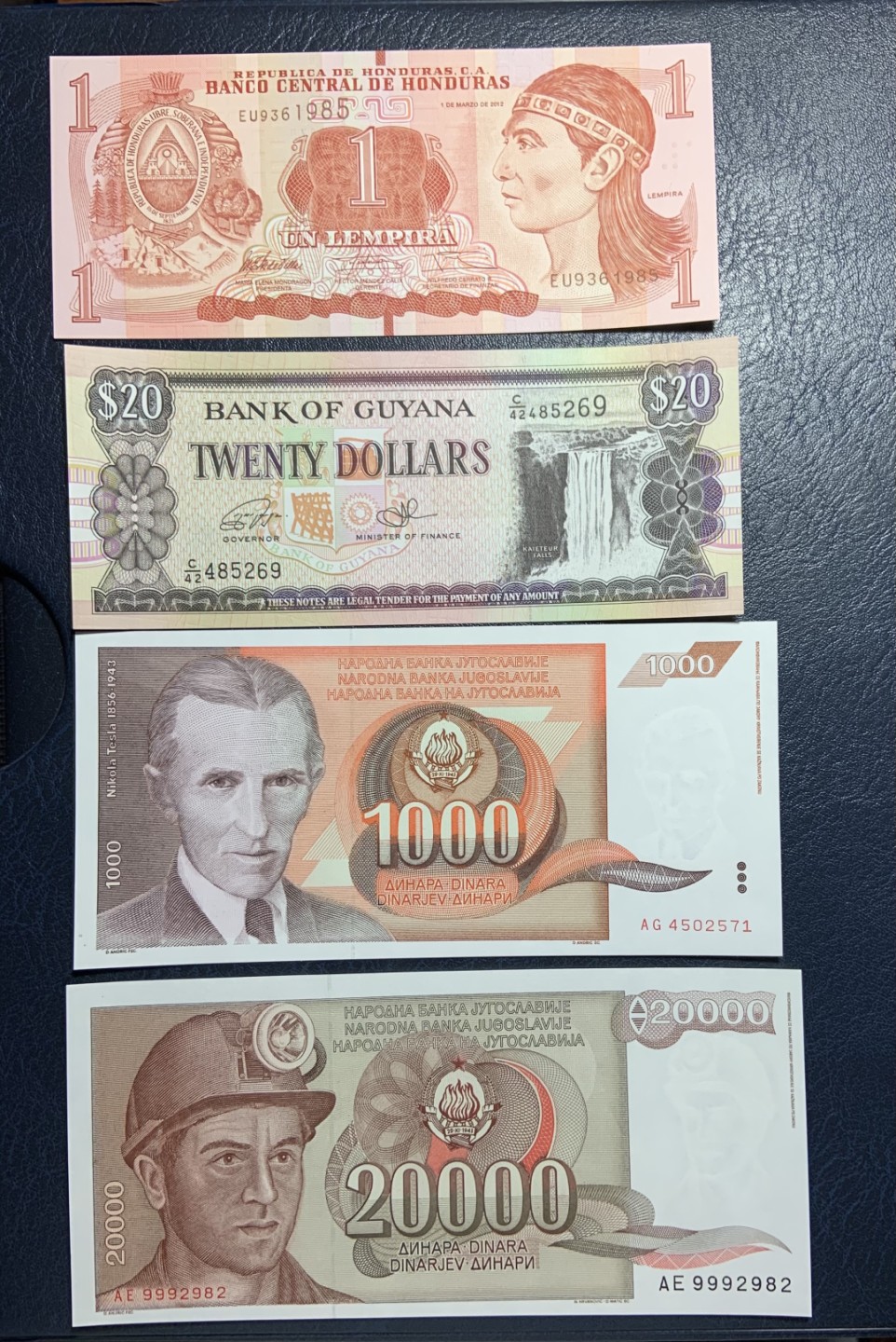 收藏联盟Quantum Auction 第195期拍卖(已更新) 世界各国小精品纸币13张 品相全新UNC