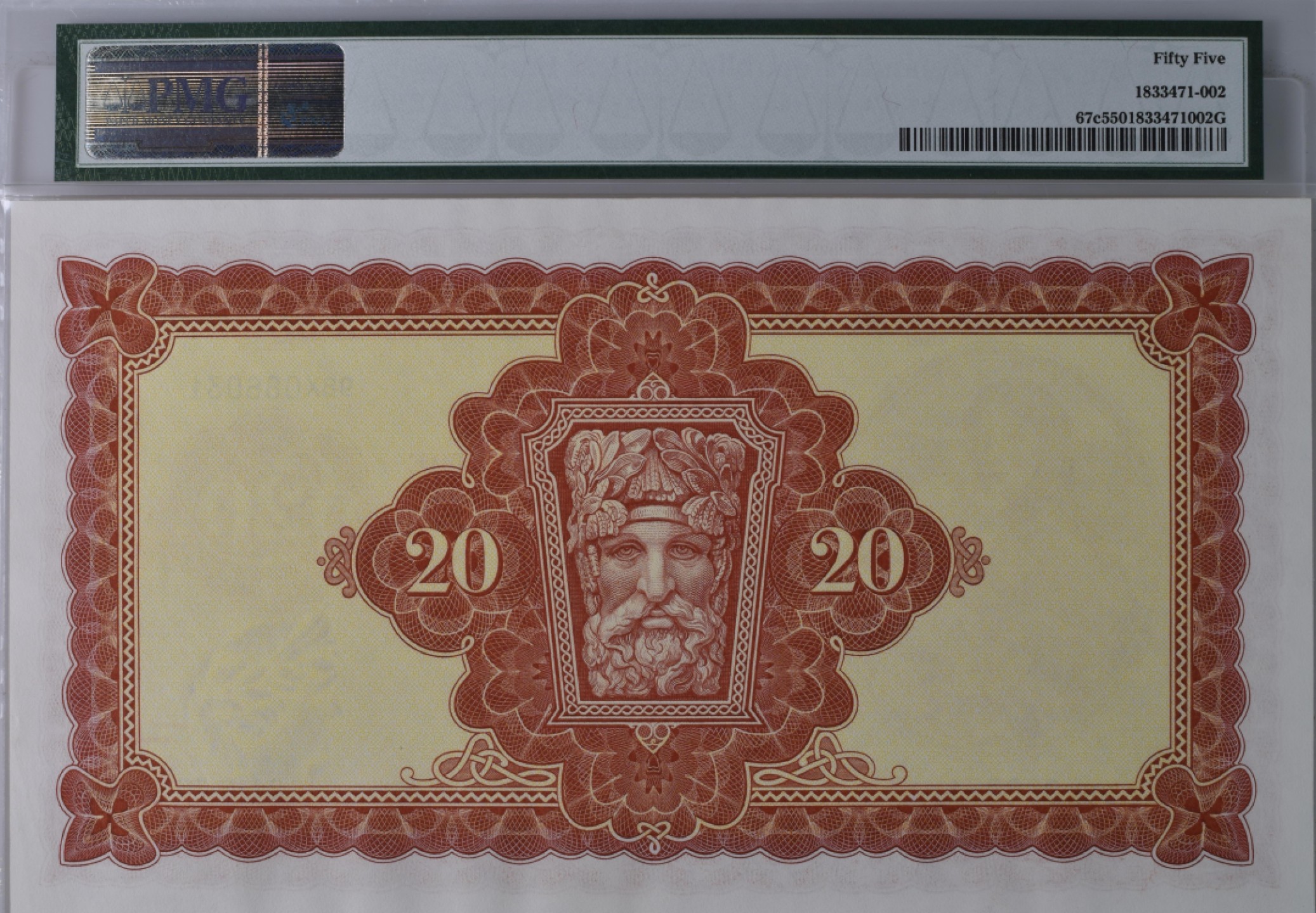 收藏联盟Quantum Auction 第195期拍卖(已更新) 爱尔兰1973年20镑 PMG55 拉夫雷夫人