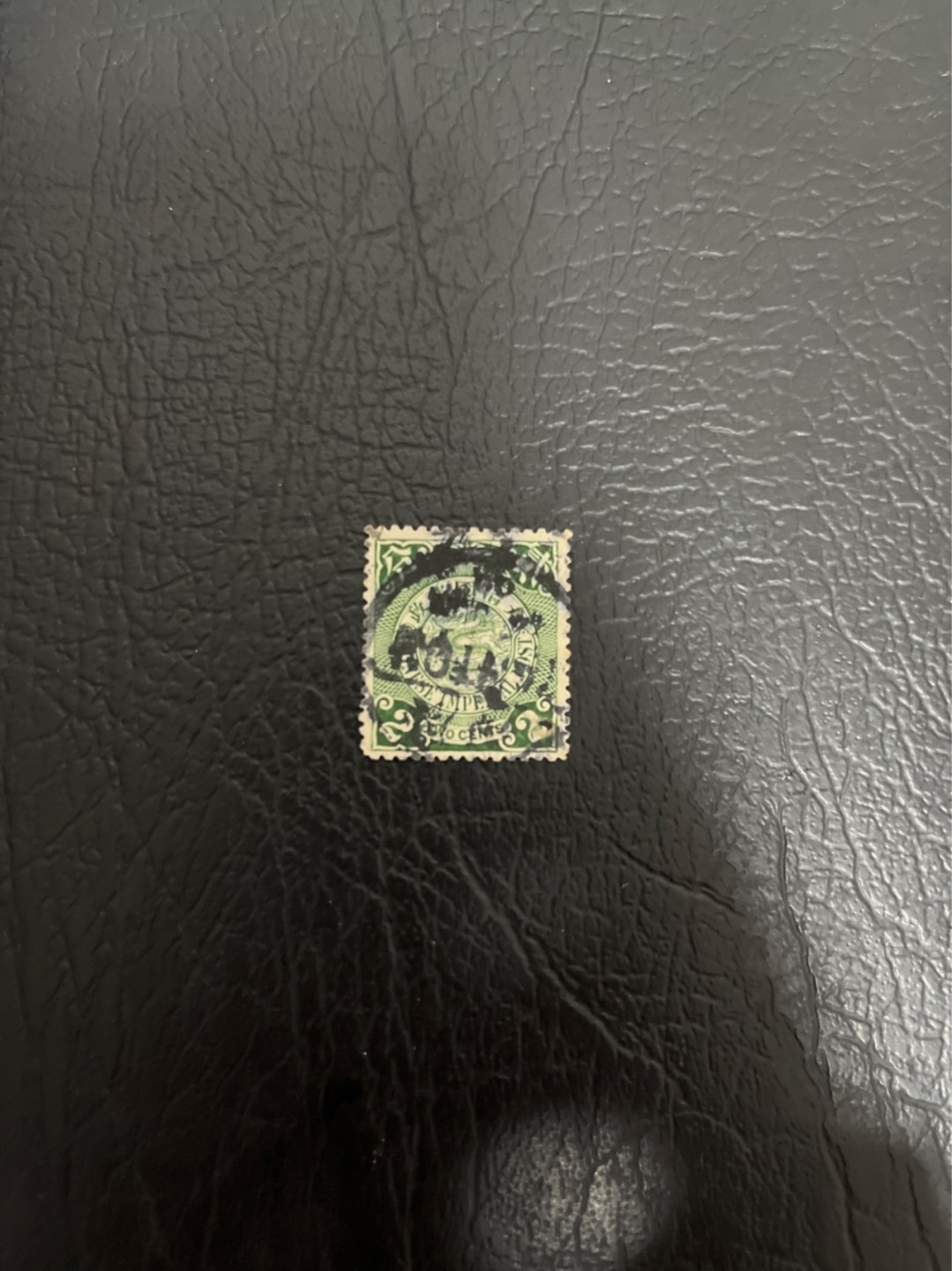 洪涛臻品 精选邮票限时拍卖第四十四期 大清龙票，绿2分，广州全戳，终生保真（图3仅供参考）！品相自定，百年古董难免有瑕疵。入手保真清代文物邮票的机会！