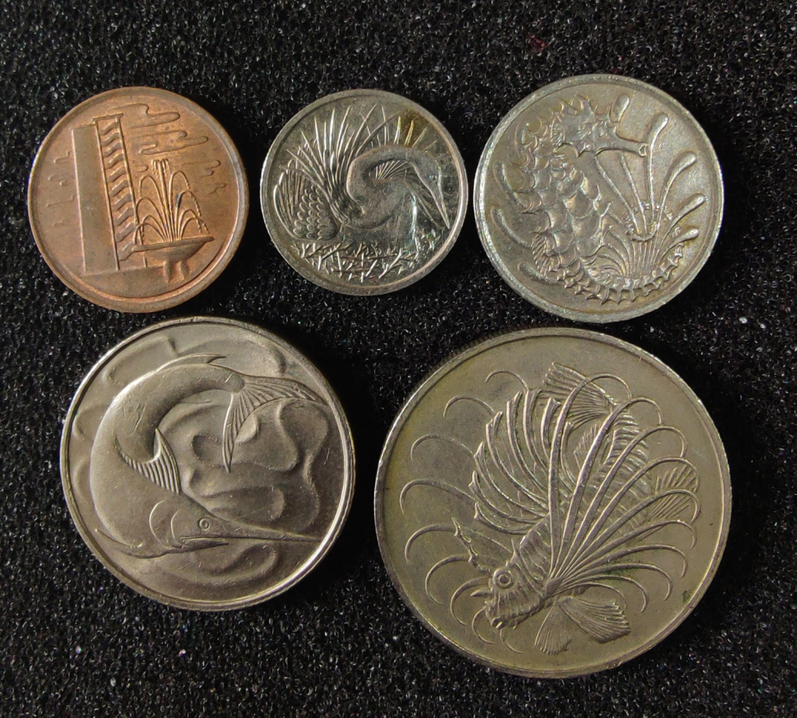 ♥一只鱼（世界钱币第二期） 新加坡套币