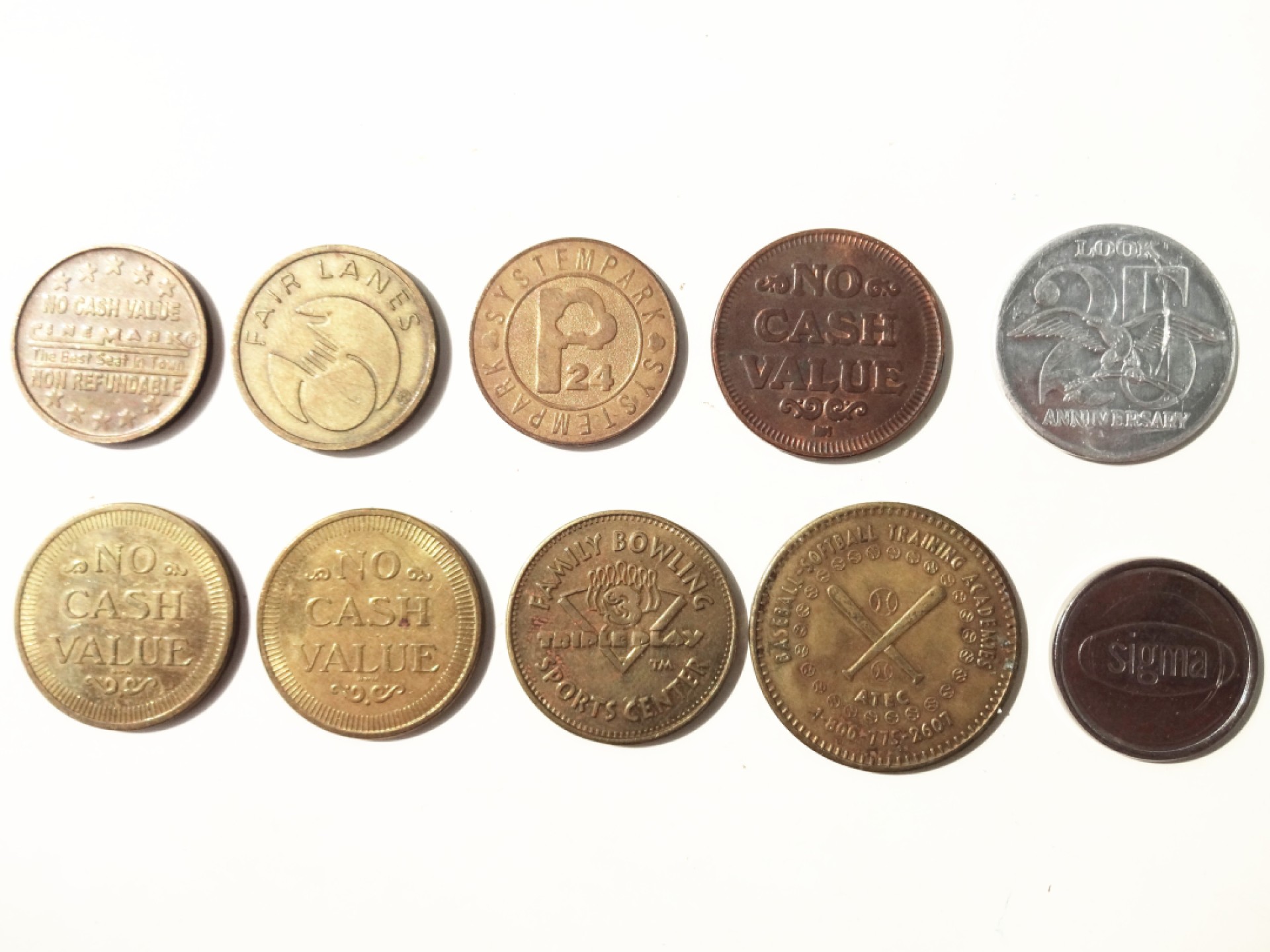 娃娃家-十月、第三场 美国代用币、纪念章系列3- 10枚起拍