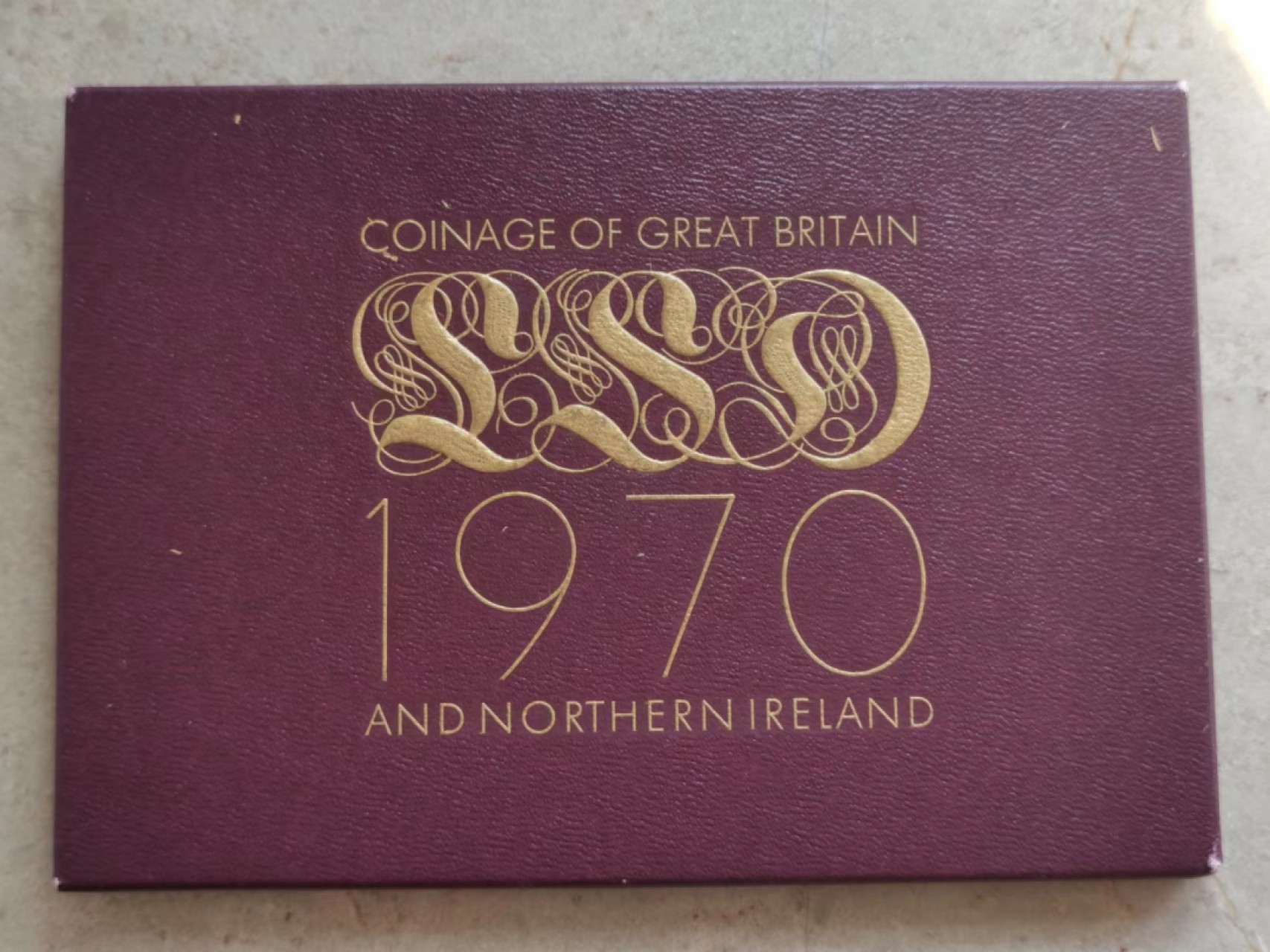 博洋堂世界钱币拍卖第001期（全场包邮） 1970年英国原装精制套币，12进制关门币，全品热门品种