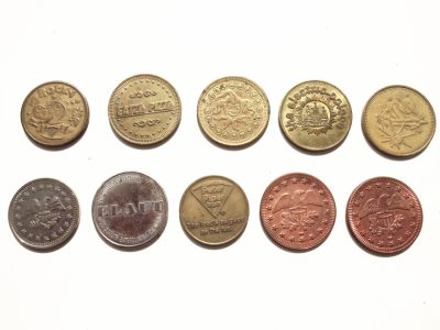 娃娃家-十月、第三场 - 美国代用币、纪念章系列5- 10枚起拍
