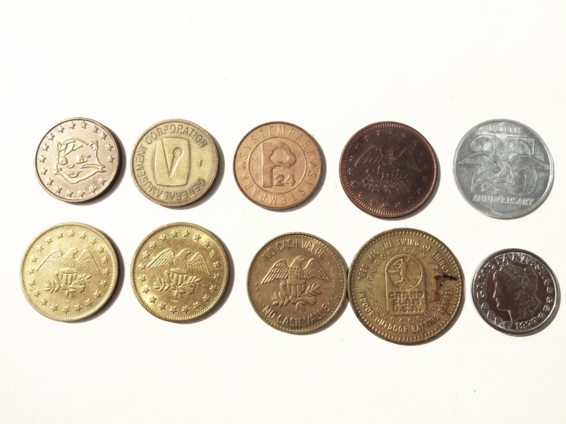 娃娃家-十月、第三场 美国代用币、纪念章系列2- 10枚起拍