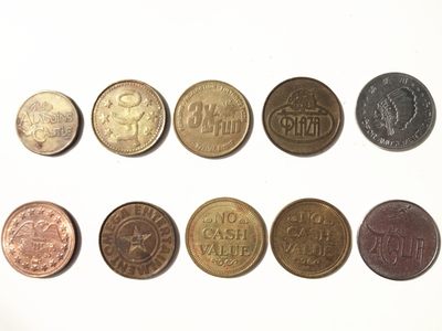 娃娃家-十月、第三场 - 美国代用币、纪念章系列4- 10枚起拍