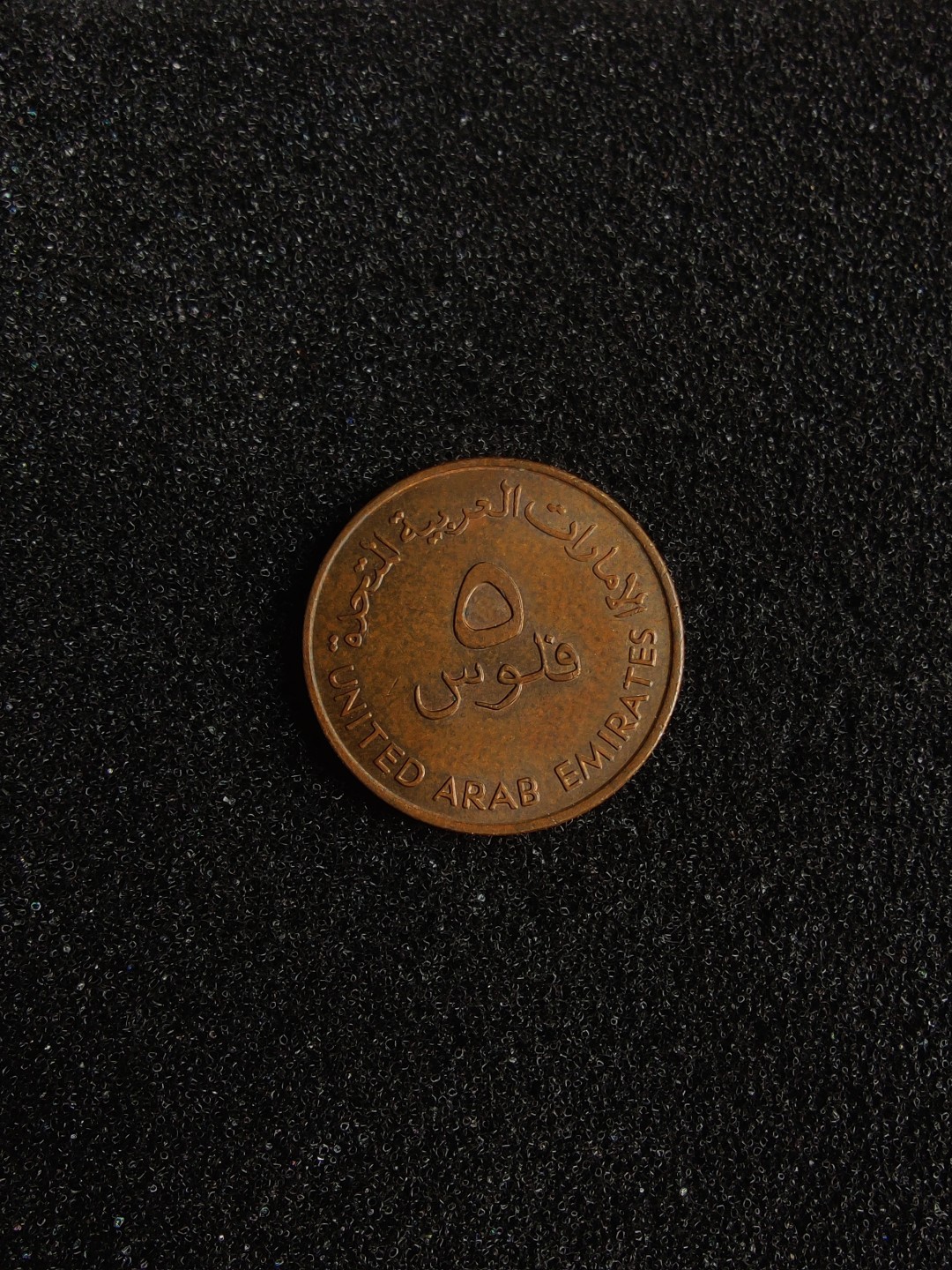 ♥一只鱼（世界钱币第三期） 阿拉伯联合酋长国5费尔