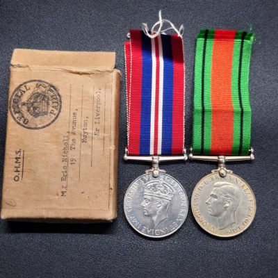 勋章奖章交易所10月6日群卖 - 英国二战/二战防御奖章套章