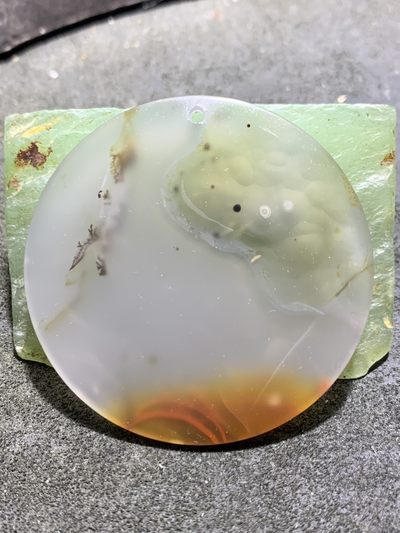放福利！高玉化冻料飘花法库战国红玛瑙通货牌子一个， - 放福利！高玉化冻料飘花法库战国红玛瑙通货牌子一个，