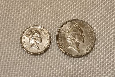 世界钱币  - 英国5便士大小版