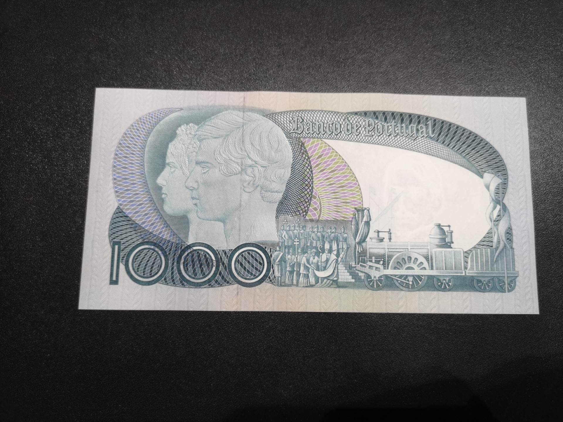 《外钞收藏家》第二百零六期 1981年葡萄牙1000 全新 只是荧光看着不舒服 如图