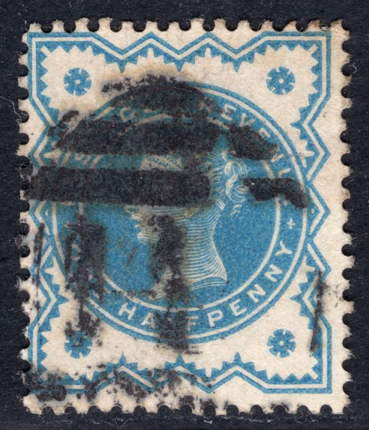 洪涛臻品 精选邮票限时拍卖第四十五期 1900年 (变色)亮蓝色半便士，黑便士同图，维多利亚女王最后的邮票。一个多世纪的文物级邮票，难得的好品！