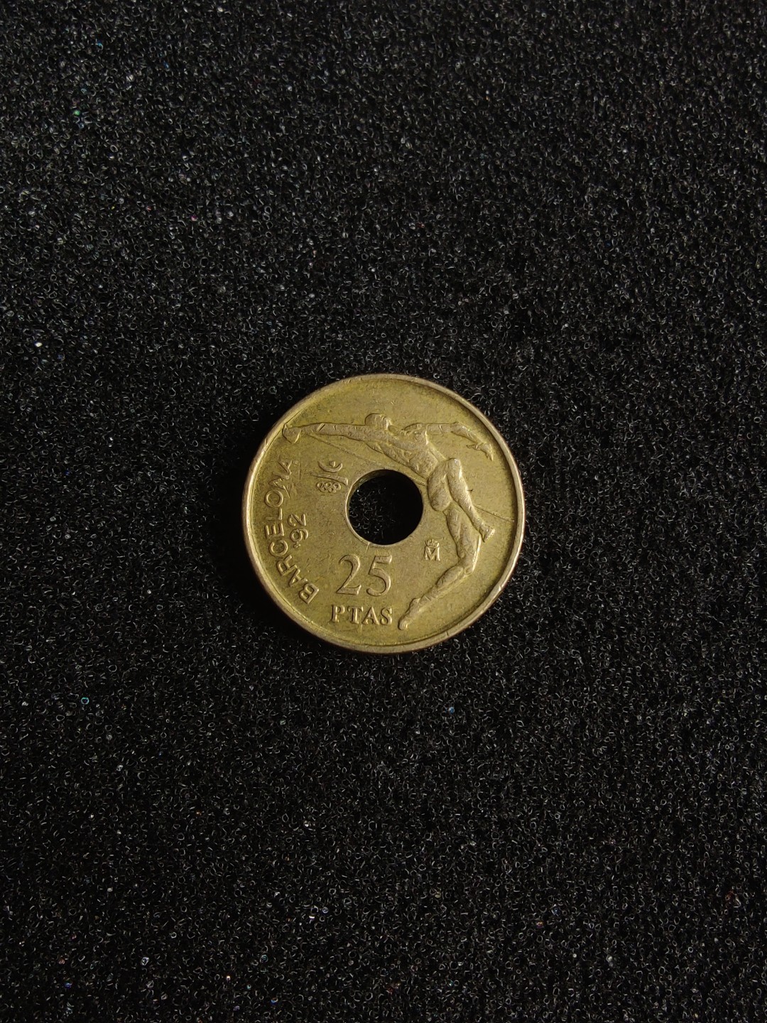 ♥一只鱼（世界钱币第三期） 西班牙25比塞塔