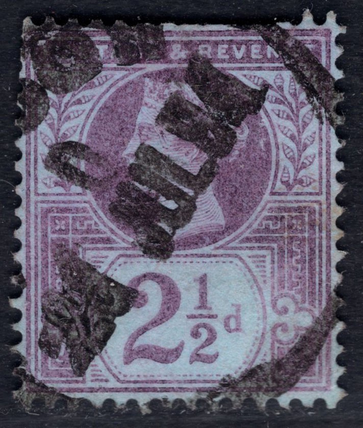 洪涛臻品 精选邮票限时拍卖第七十期 1887年 2.5便士，黑便士同图，维多利亚周年纪念邮票。一个多世纪的文物级邮票，难得的好品！