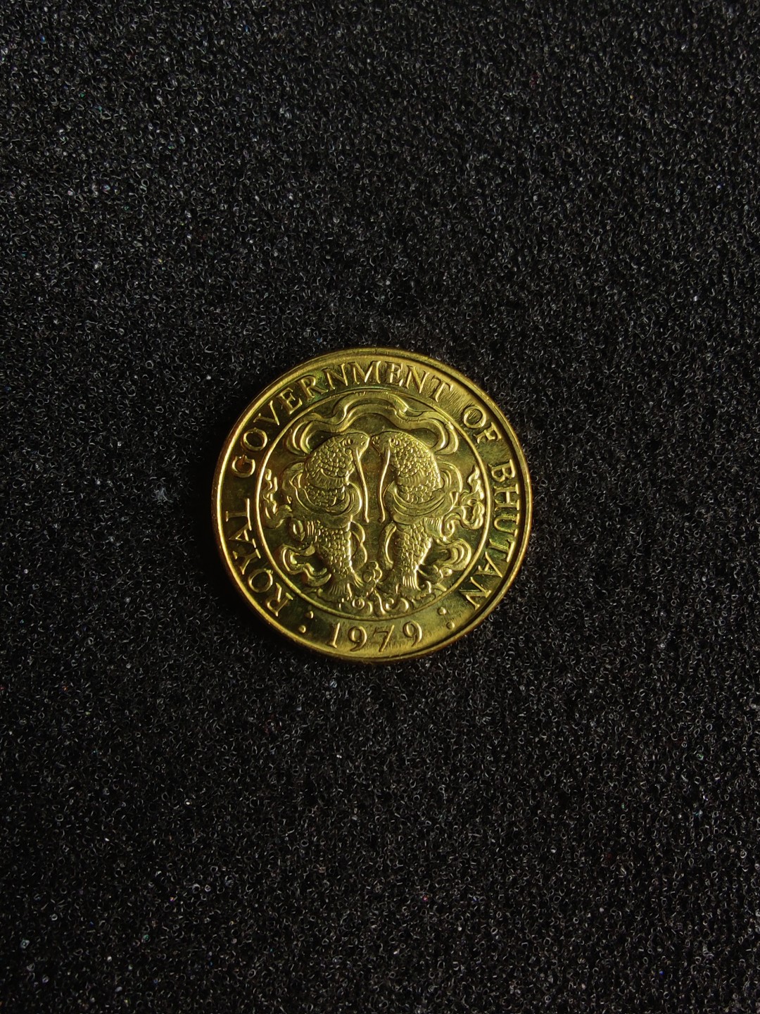 ♥一只鱼（世界钱币第三期） 不丹25切特鲁姆