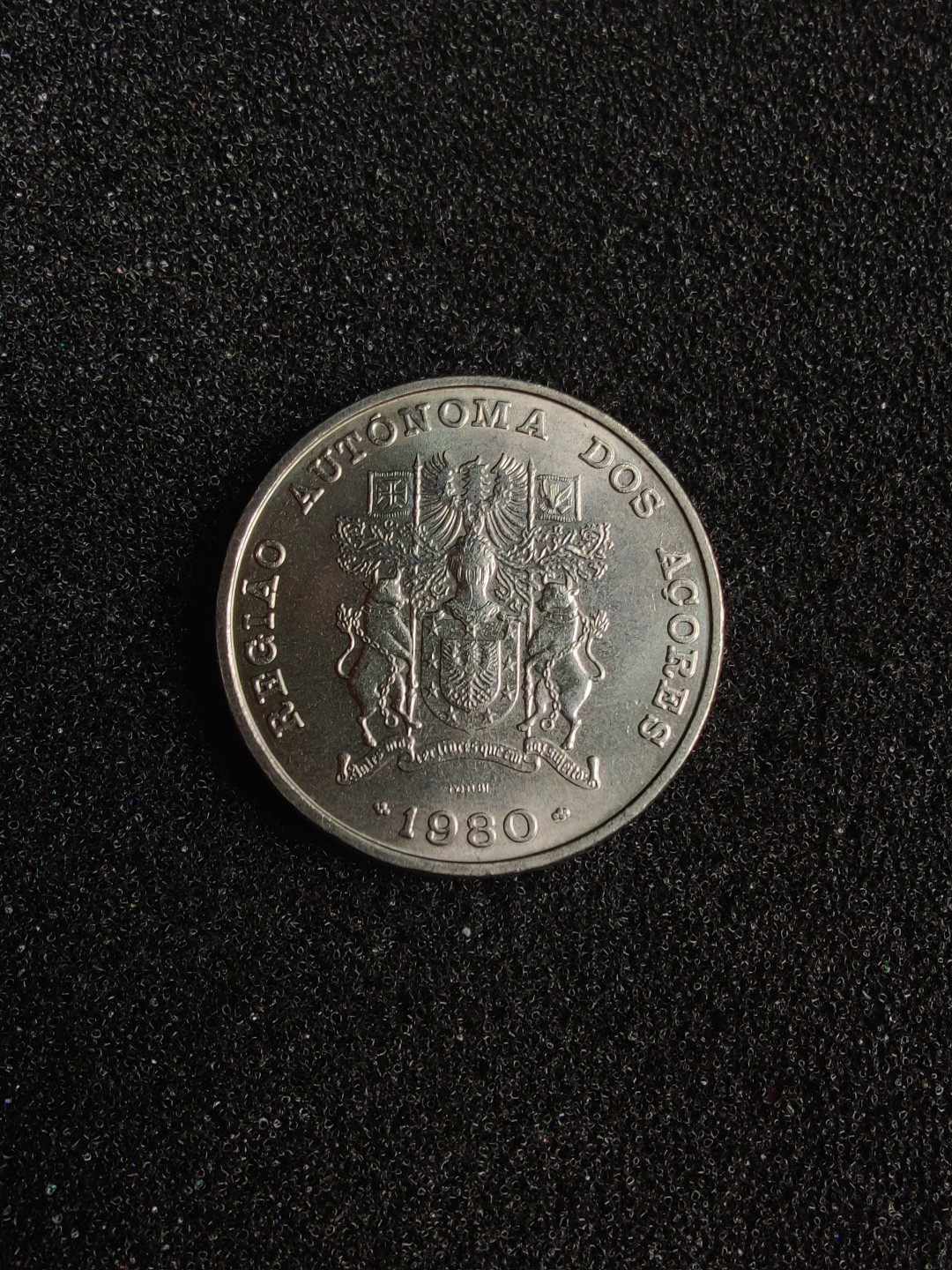 ♥一只鱼（世界钱币第三期） 葡属亚速尔25埃斯库多纪念币