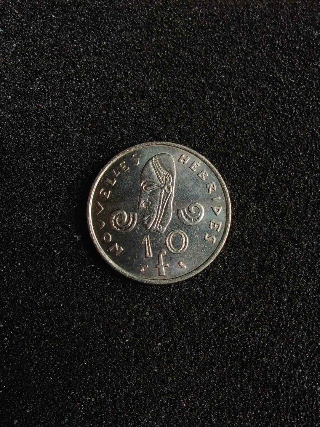 ♥一只鱼（世界钱币第三期） 法属新赫布里底10法郎