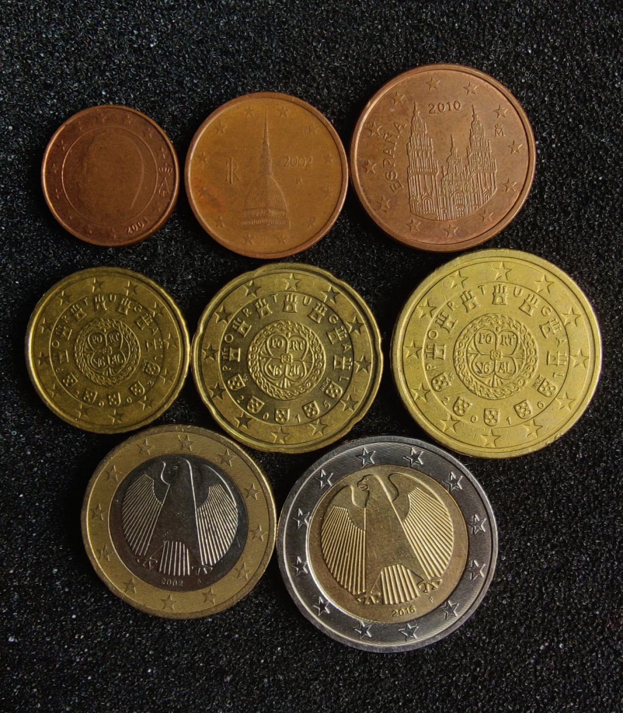 ♥一只鱼（世界钱币第三期） 欧元套币