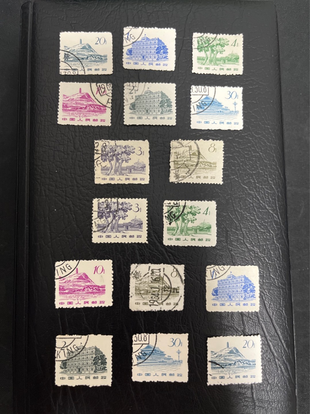 洪涛臻品 精选邮票限时拍卖第四十八期 普12  革命圣地   2组  一组8枚，共16枚，上品，注意捡漏