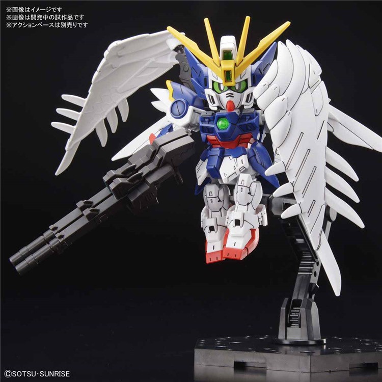 零元拍：万代 SD高达 SDCS-13 XXXG-00W0 EW.飞翼零式(天使高达) ，全新，需要自行拼装