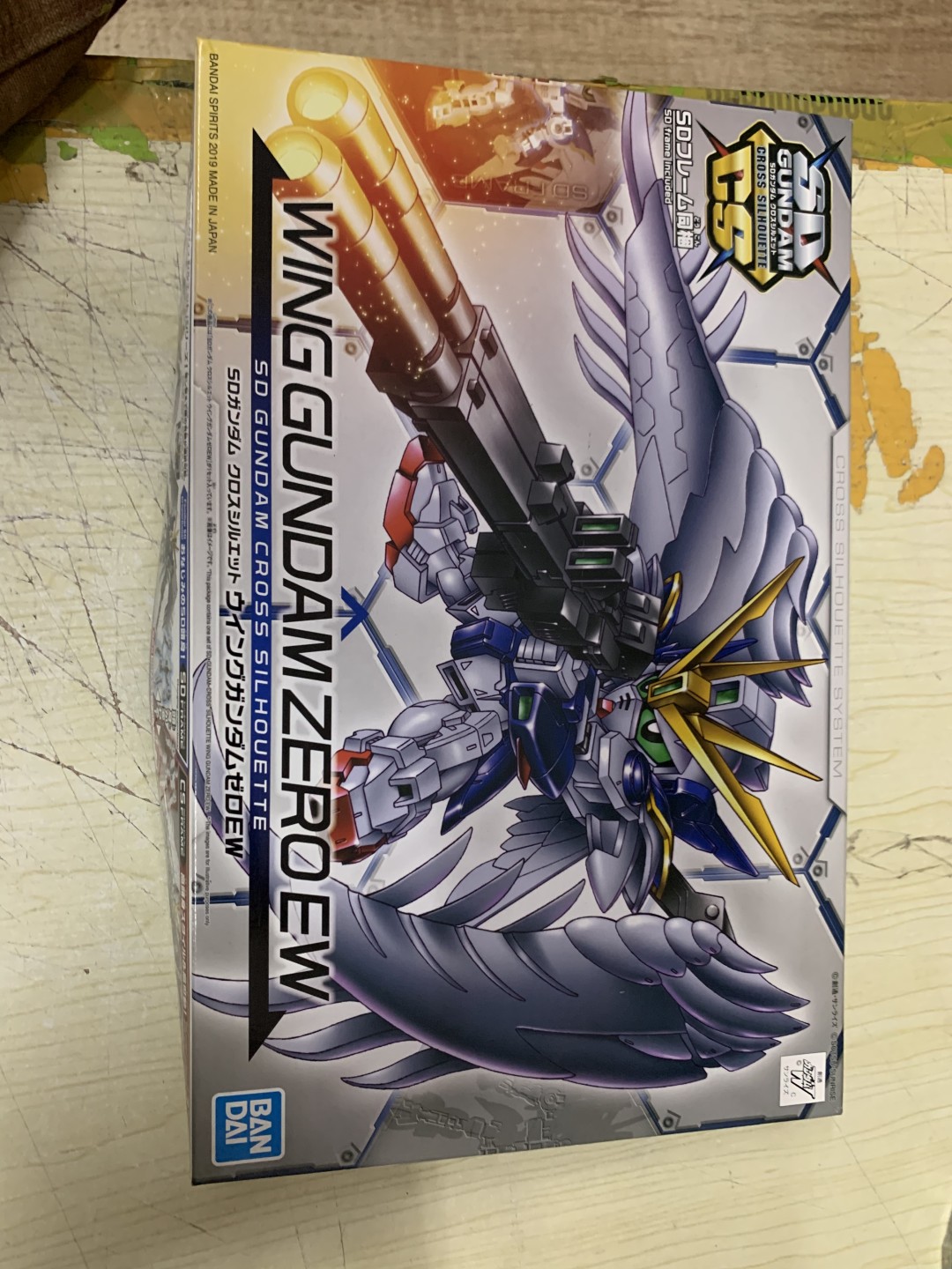 零元拍：万代 SD高达 SDCS-13 XXXG-00W0 EW.飞翼零式(天使高达) ，全新，需要自行拼装