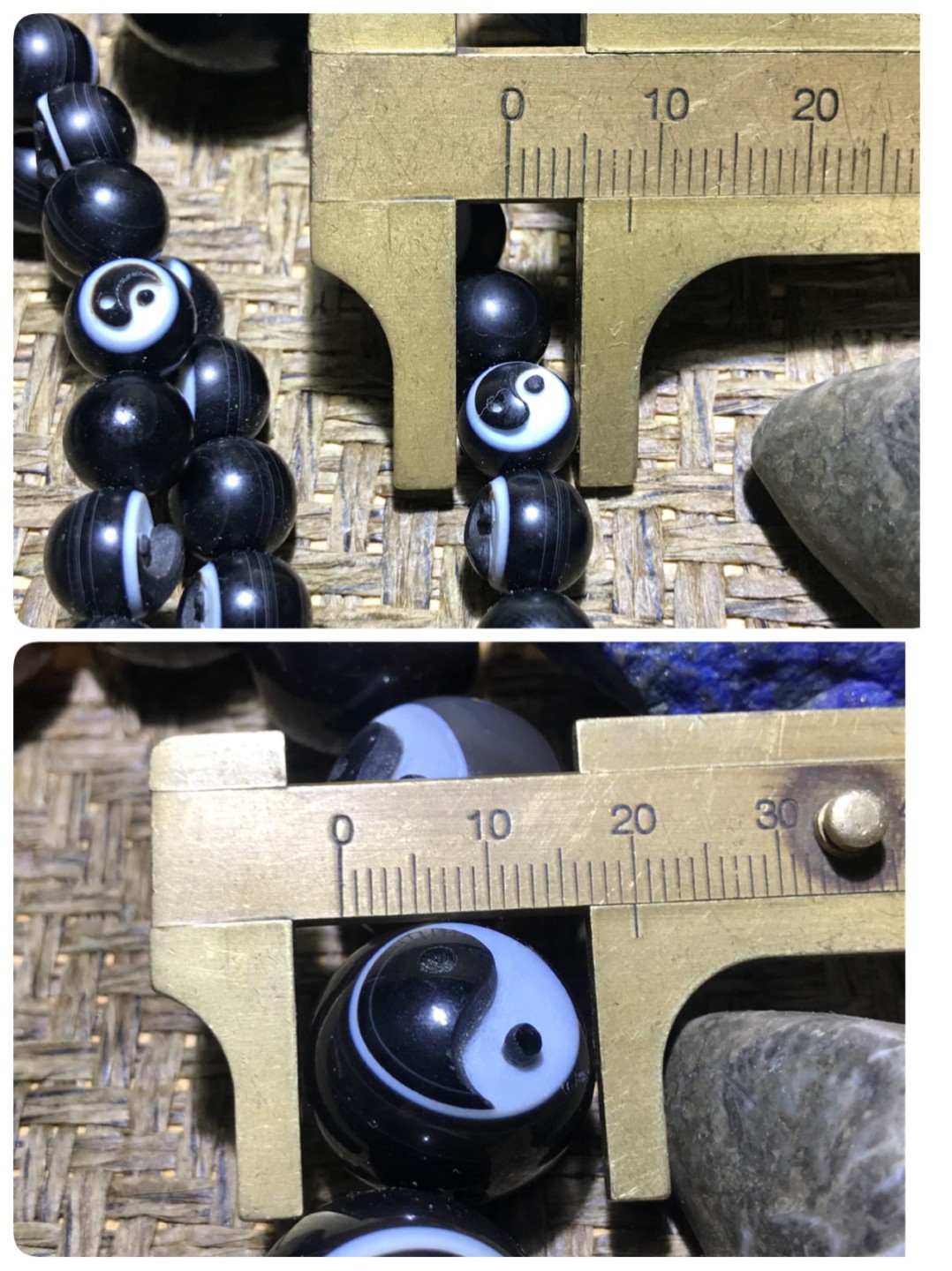 仅此一套！天然药师玛瑙俏色巧雕太极2.0手串一条加108佛珠手串一套！