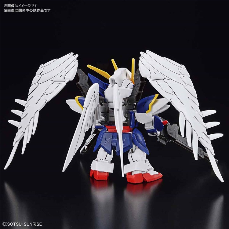 零元拍：万代 SD高达 SDCS-13 XXXG-00W0 EW.飞翼零式(天使高达) ，全新，需要自行拼装