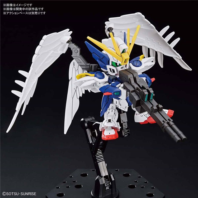 零元拍：万代 SD高达 SDCS-13 XXXG-00W0 EW.飞翼零式(天使高达) ，全新，需要自行拼装