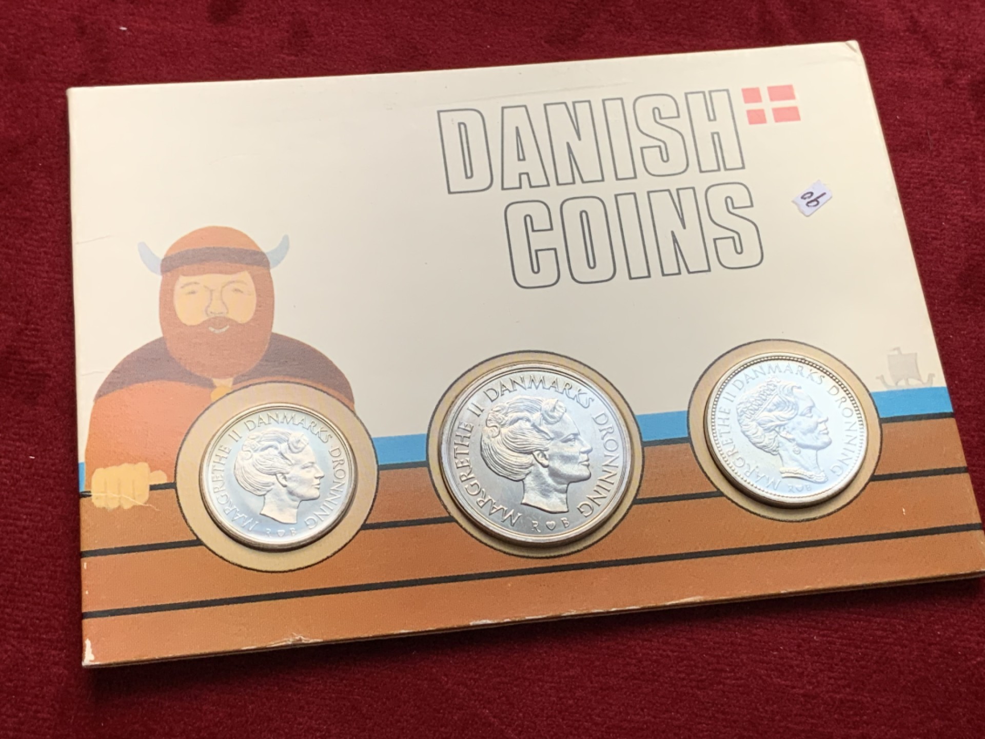 《竞宝斋》第102场-本周四 套币裸币专场（全场不限金额包邮） 封装丹麦1983年 六枚装不同面值铜镍币